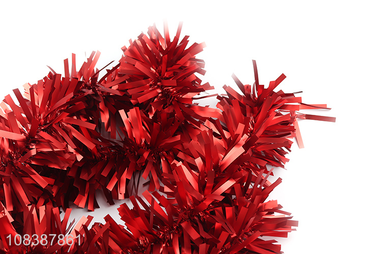 Bottom price hanging glitter tinsel garland Christmas decoration supplies