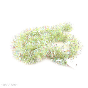 Factory price Christmas tree tinsels artificial <em>garland</em> holiday decorations