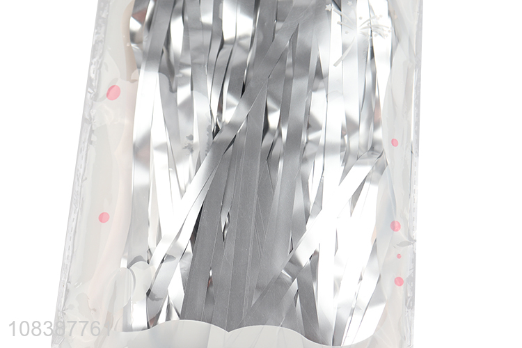 Wholesale metallic foil fringe curtain for party photo backdrop decoration