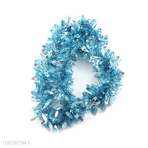 Good quality Christmas tinsel artificial <em>garland</em> Christmas hanging ornaments
