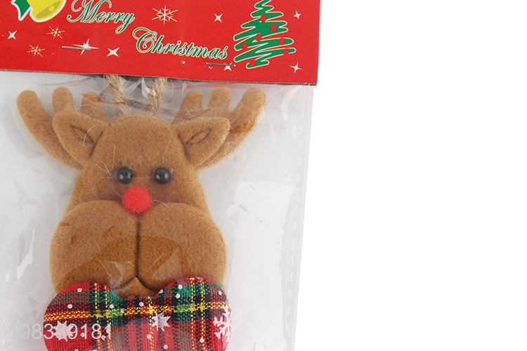 Fashion Christmas Non-Woven Hanging Ornaments With Bell