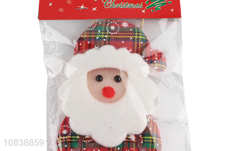 Cartoon Non-Woven Santa Claus Hanging Ornament For Sale