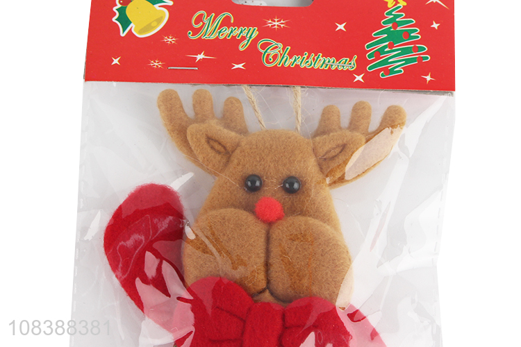 Good Sale Cute Christmas Elk Decorative Hanging Ornament
