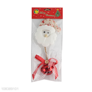 Custom Santa Claus <em>Christmas</em> Hanging Ornament With <em>Bell</em>