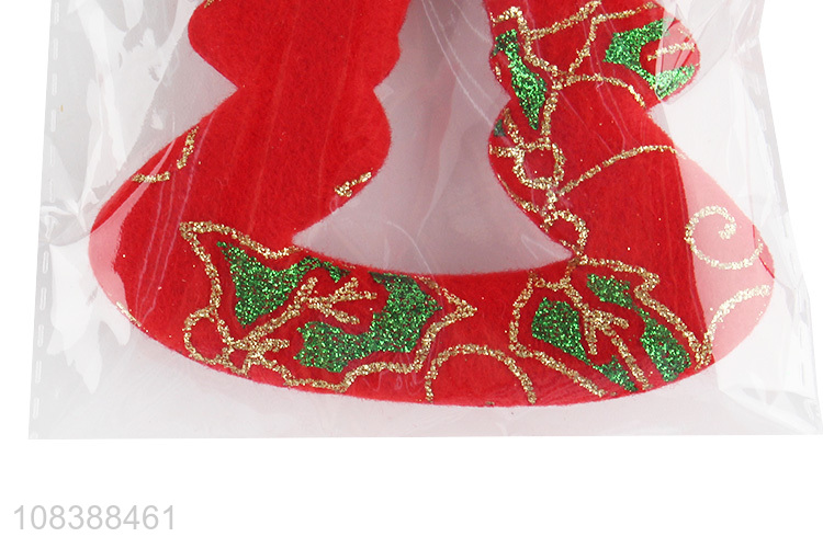 Good Quality Cute Christmas Elk Non-Woven Hanging Decoration