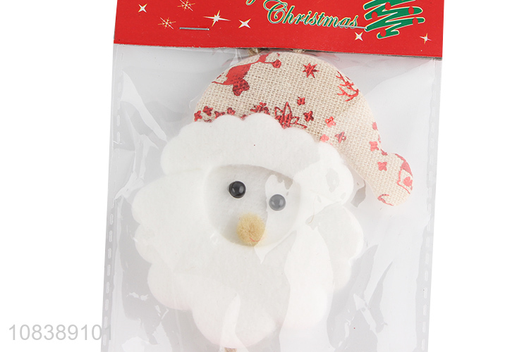 Custom Santa Claus Christmas Hanging Ornament With Bell