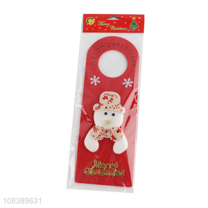 Wholesale Snowman Christmas Door Hanger Door Knob Decoration