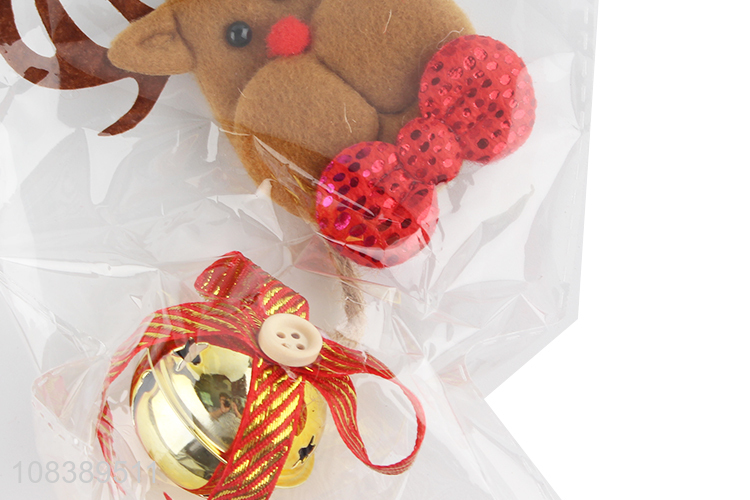 Custom Cute Christmas Elk String Hanging Ornament For Christmas Decoration