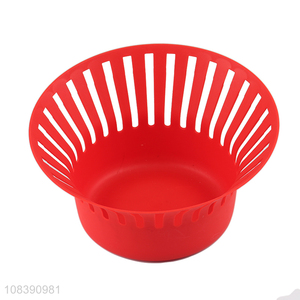Yiwu market plastic fruit basket home drain basket
