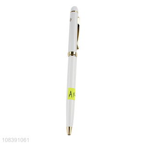 Factory supply office school pens metal ballpoint pens business pens