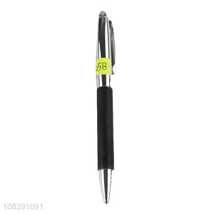 Hot selling stationery pu coated metal ballpoint pen advertising pen