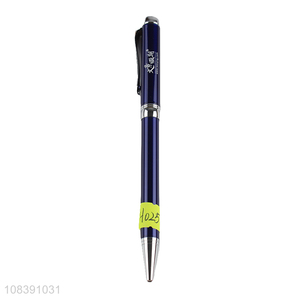 Bottom price metal ball pen customized stainless steel ballpoint pen