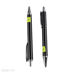 Wholesale office stationery classic smooth writing metal ballpoint pen