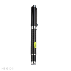 Wholesale carbon fiber sign pen custom logo metal gel ink pen business gift