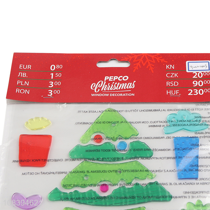 Hot sale christmas tree window sticker party decoration