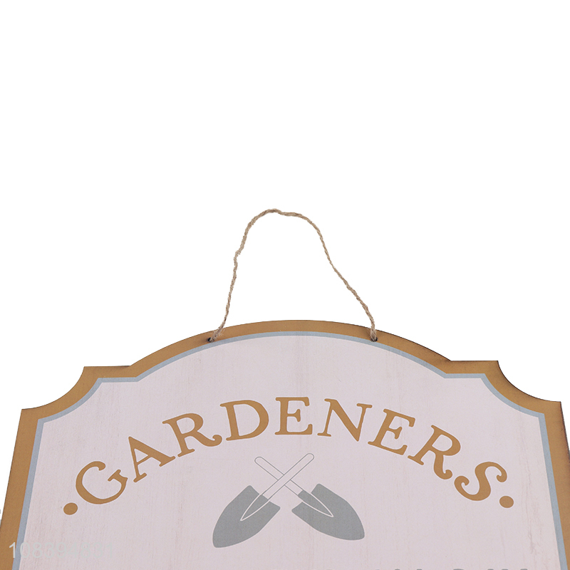 Factory price double-sided MDF hanging board for garden