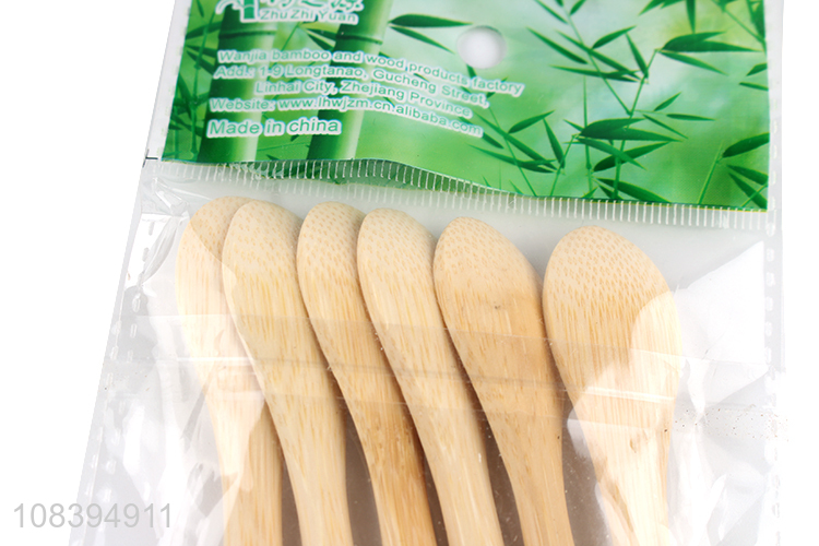 China wholesale bamboo soup disposable eco-friendly spoon