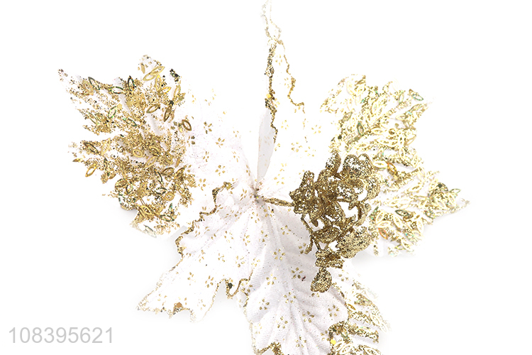 Popular products delicate artificial christmas flower for sale