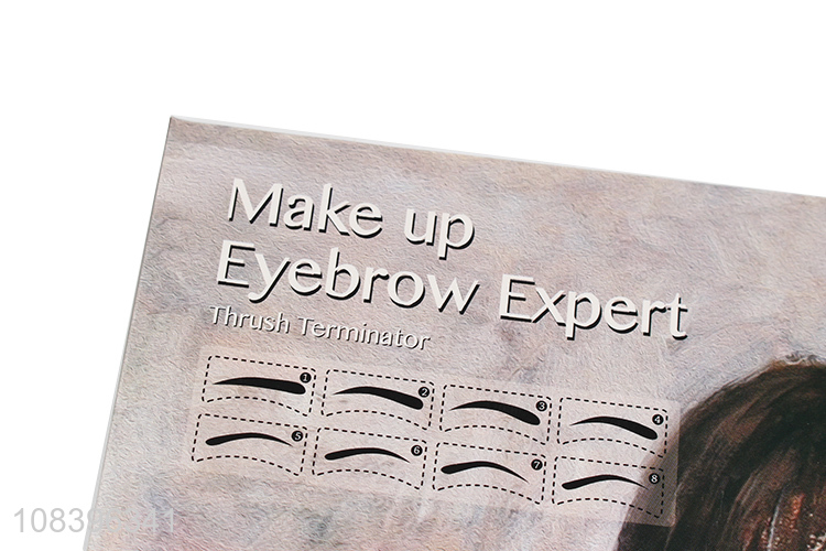 Popular products eyebrow shaper adhesive sticker eyebrow stencil