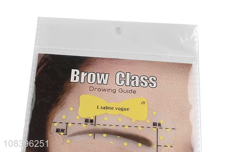 Wholesale eyebrow eyebrow stencils makeup tools for beginner