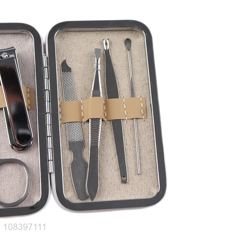 Latest products portable 7pieces manicure tools kit for sale