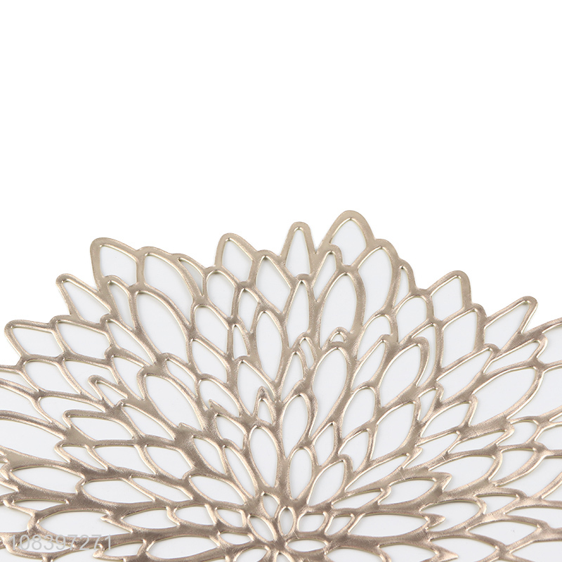 Wholesale metallic pvc dining table mat fashion style placemat