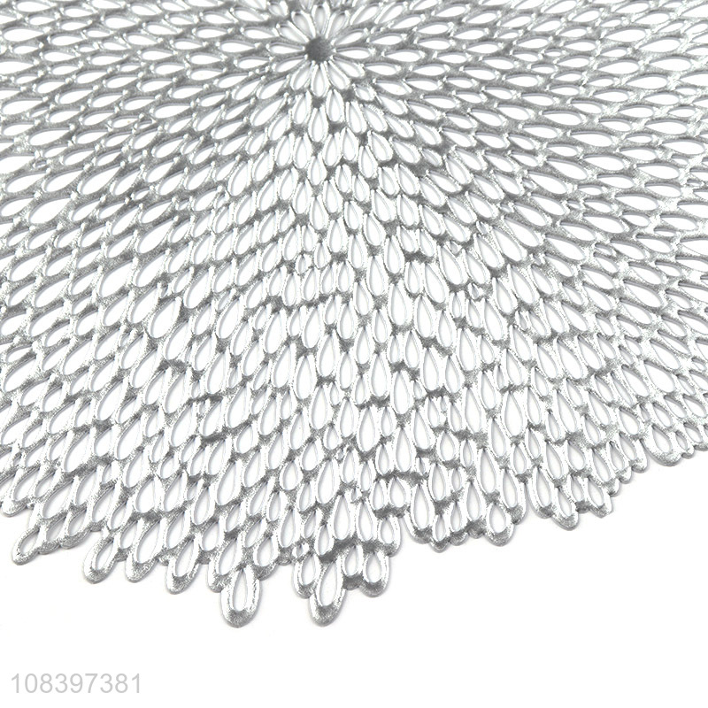 Bottom price table decoration pvc table mat placemat for dining