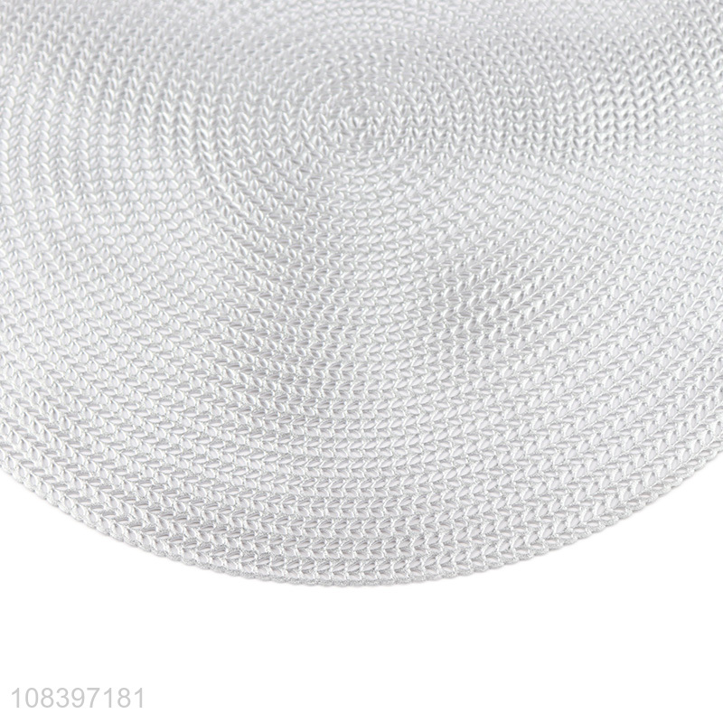 High quality table accessories pvc placemat metallic dining mat