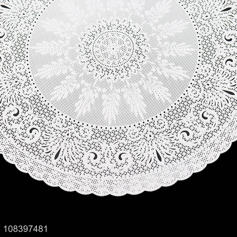 High quality pvc placemat doilies for holiday party decoration