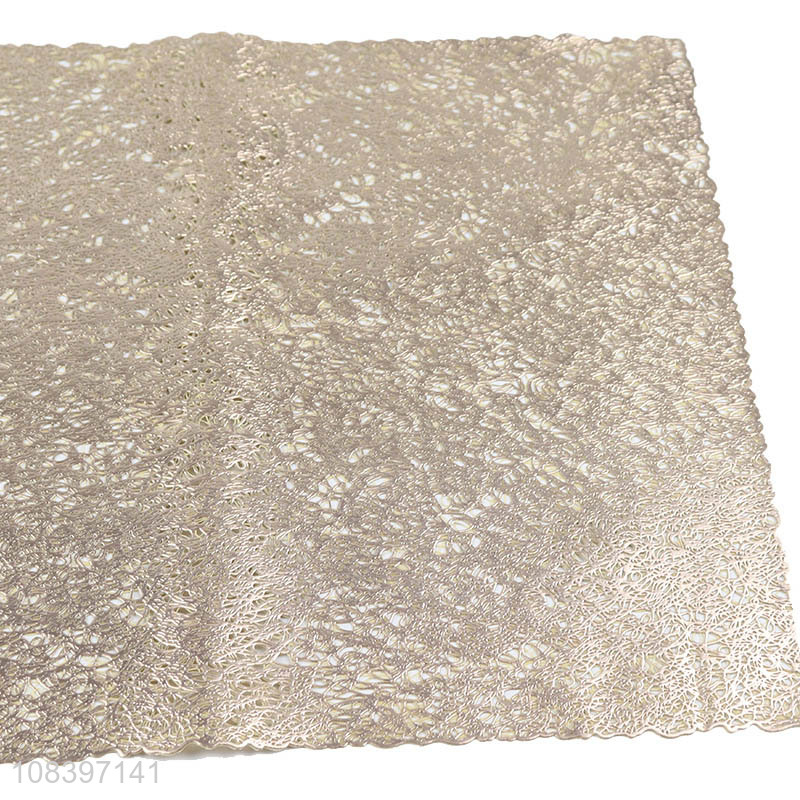 Good quality decorative dining table mat luxury party placemat