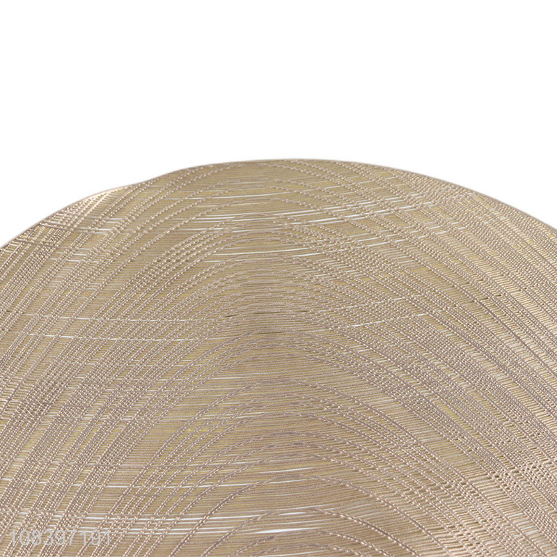 Hot sale laminated pvc table mat placemats for charger plates