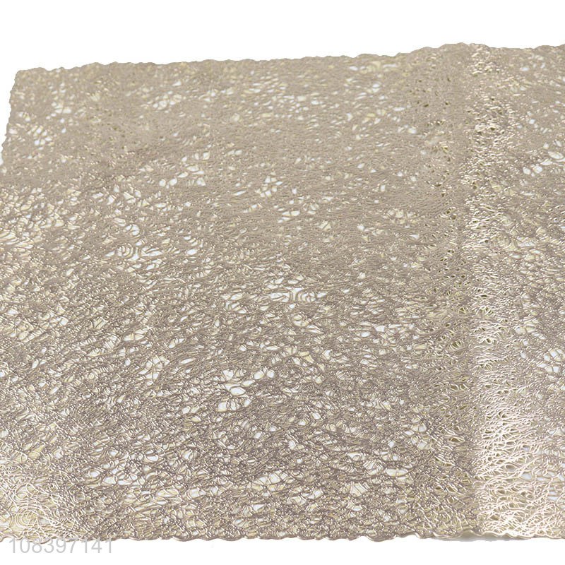 Good quality decorative dining table mat luxury party placemat