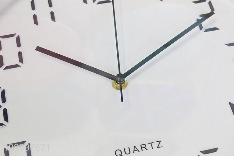New arrival home silent wall clock digital clock with battery