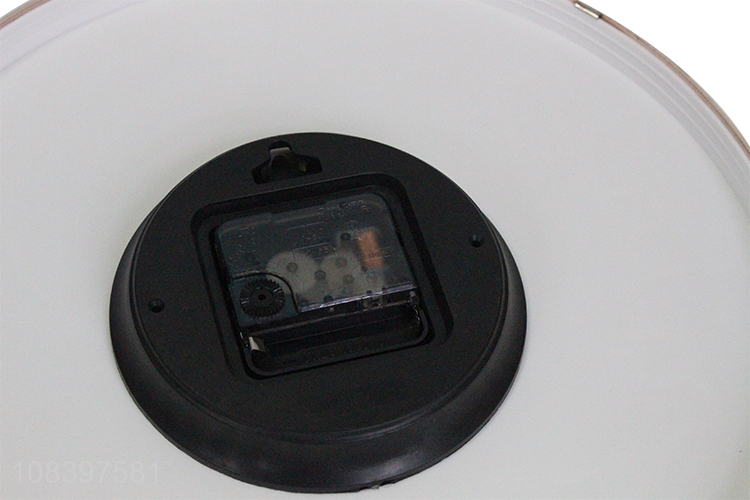New products round silent quartz wall clock for sale