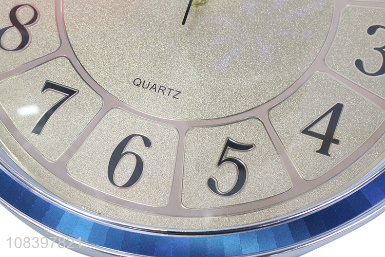 Good price creative retro clock home metal silent wall clock
