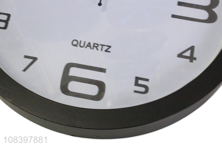Hot selling round digital wall clock silent decorative clock