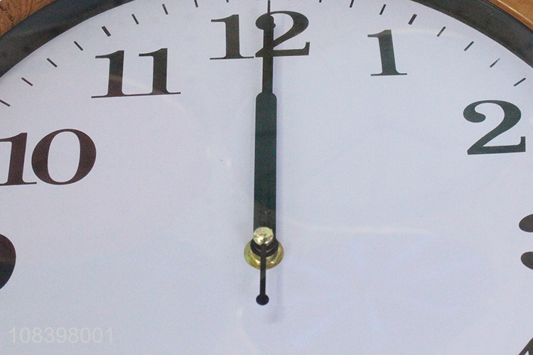 Hot sale retro clock home living room silent wall clock