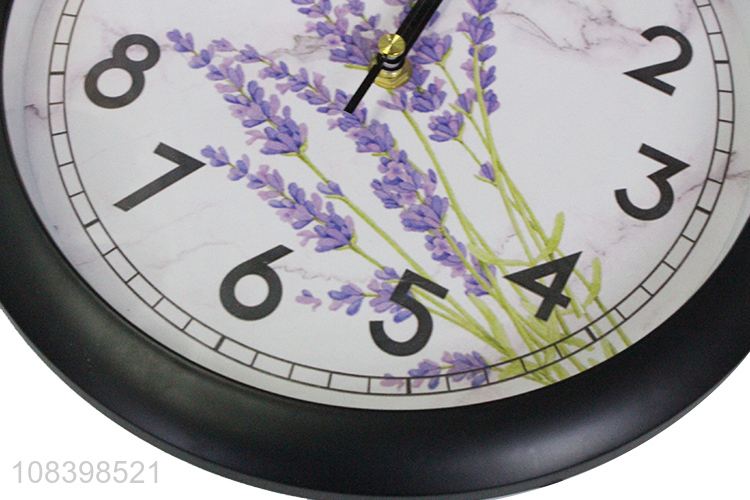 China yiwu market plastic silent wall clock digital wall clock