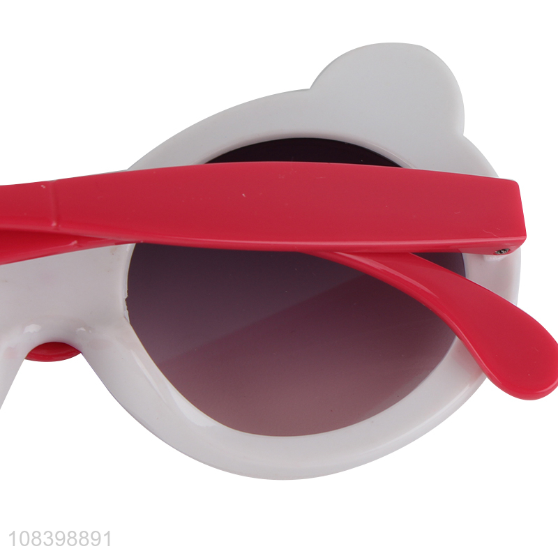 Factory supply lovely bear polarized sunglasses for kids boys girls