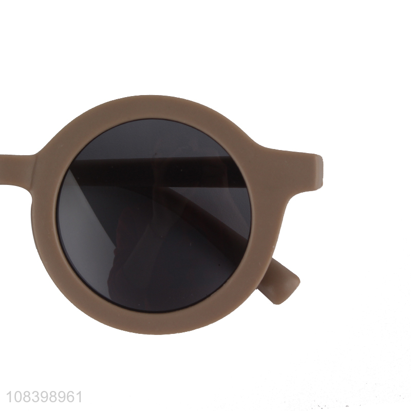 Online wholesale retro round polarized sunglasses for kids toddlers
