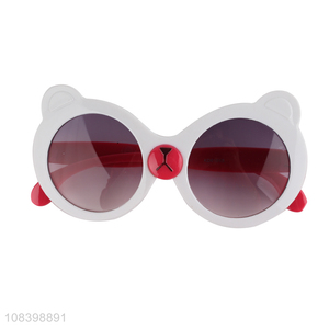 Factory supply lovely bear polarized sunglasses for kids boys girls