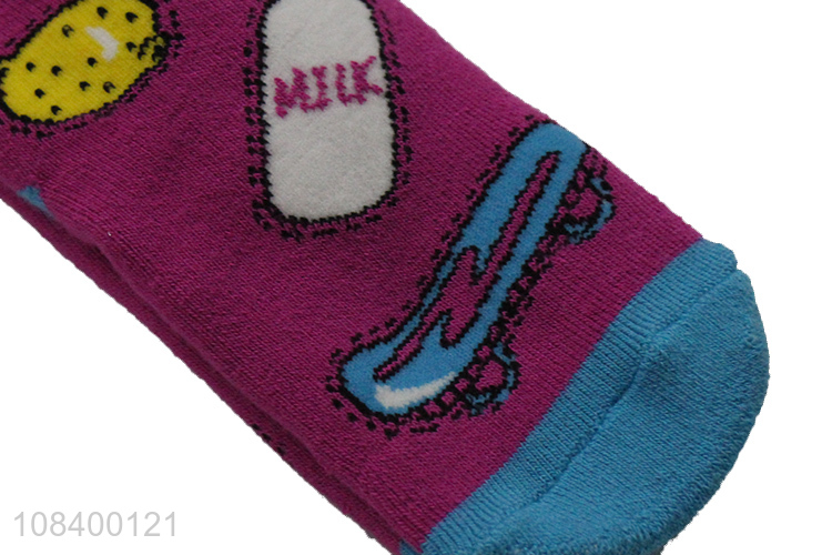 Online wholesale cartoon printed socks casual socks