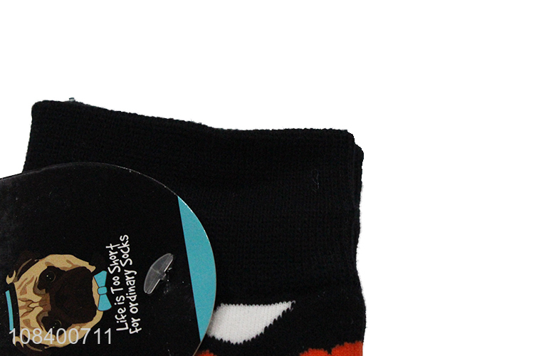 Best quality printed soft women socks crew socks for sale