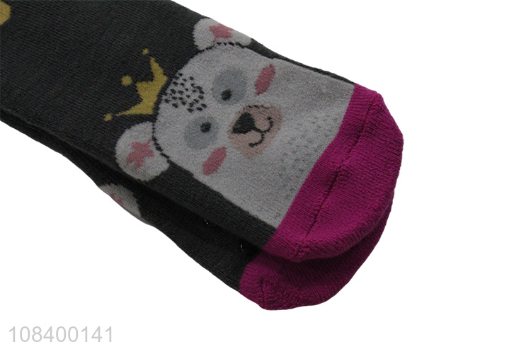 China products bear pattern comfortable women socks
