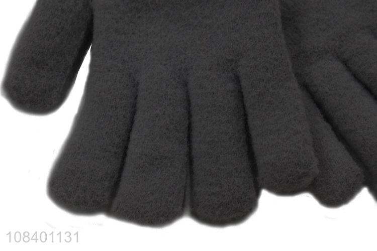 Hot selling acrylic warm winter outdoor women gloves