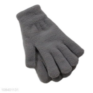 Hot selling acrylic warm winter outdoor women gloves