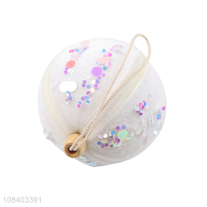 Best quality round xmas tree decoration hanging christmas ball