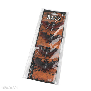 Factory wholesale 4pieces party supplies bat pendant for halloween