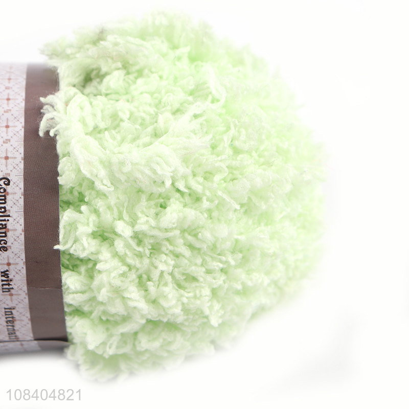 Hot products plush polyester yarn for knitted