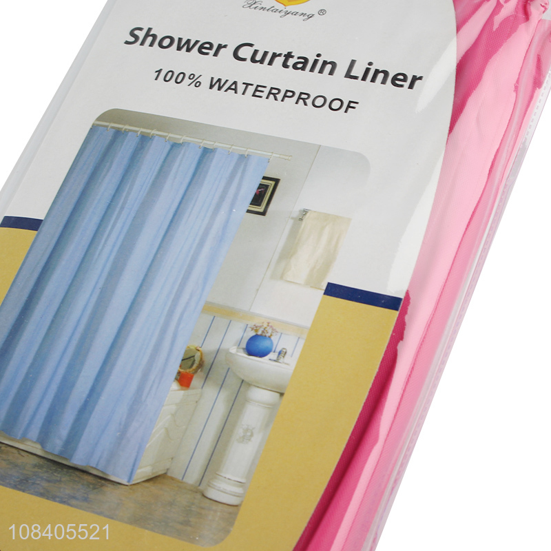 Good quality durable waterproof hygeian mildewproof pvc shower curtain